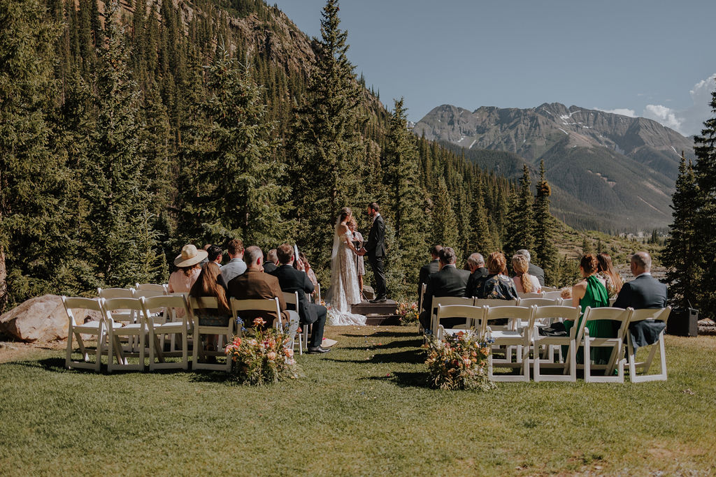 Micro-Wedding ceremony in Silverton Colorado