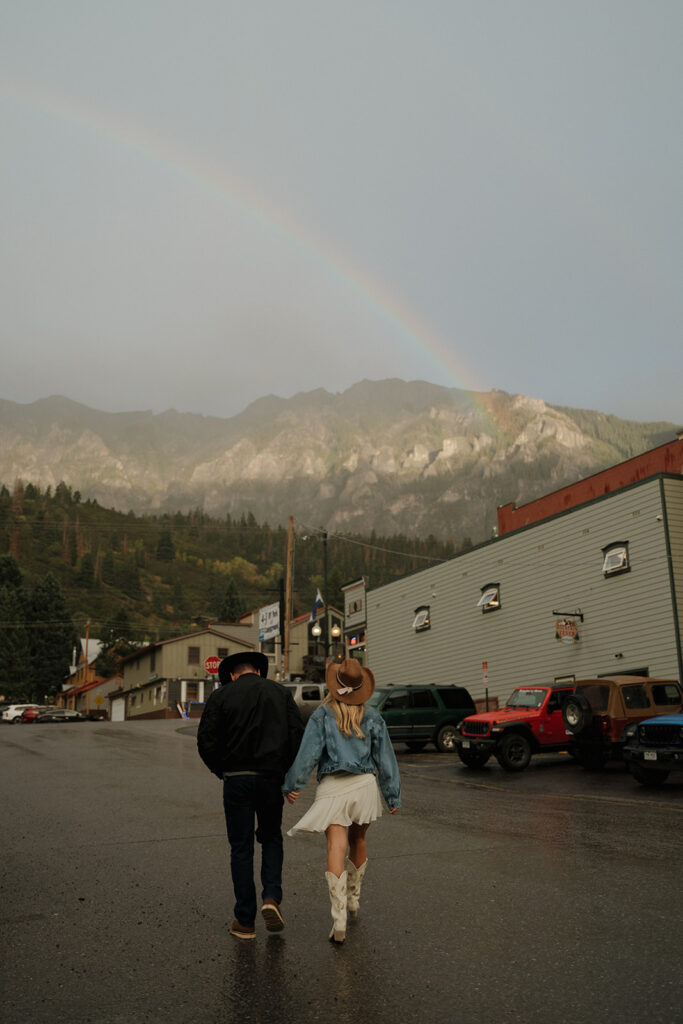 rainbow over ouray 